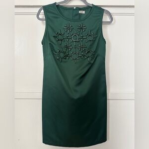 Leon Max Limited Edition Max Studio Stud Embellished GREEN Cocktail Dress SZ 8